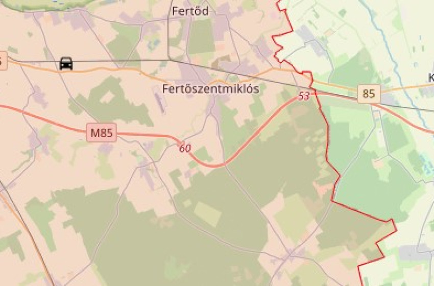 Két autó karambolozott a 85-ösön